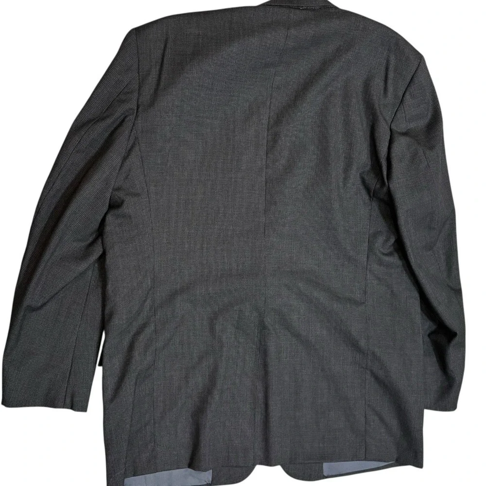 Brooks Brothers Makers Brooksease VTG Herringbone‎ Wool Sz 46L Blazer Sport Coat